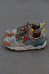 Flower Mountain/YAMANO 3 Hiking Shoes Series FM-FM63696-GCNMHDSL (Terracotta Orange/Rice Yellow/Pale Green) (FM63568)
